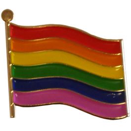 Pin regenboogvlag