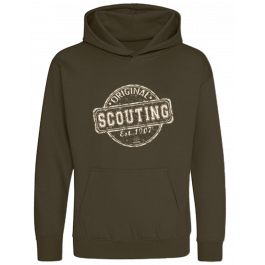 Scouting Original kinderhoodie olijfgroen