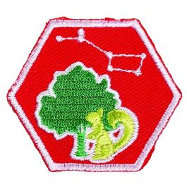 Verdiepingsinsigne Scouts - Buitenleven II (rood)