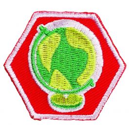 Verdiepingsinsigne Scouts - Internationaal II (rood)