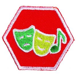 Verdiepingsinsigne Scouts - Expressie II (rood)